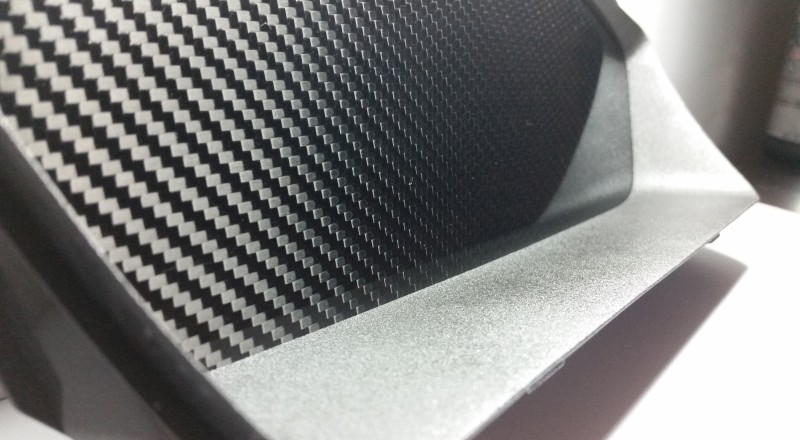 A Blank Custom Cluster built for a Mitsubishi Evolution 8 to hold Gauges or a Display Dash Bottom 2