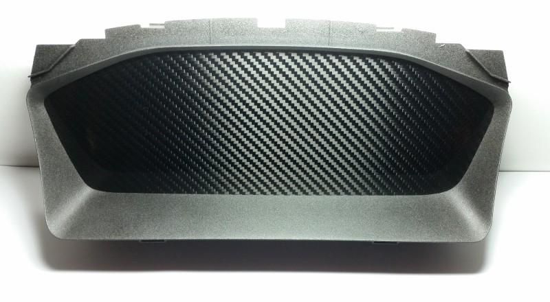 A Blank Custom Cluster built for a Mitsubishi Evolution 8 to hold Gauges or a Display Dash Front