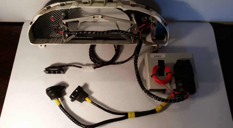 Custom Nissan S13 180sx 240sx Racepak IQ3 Cluster Plug and play wiring