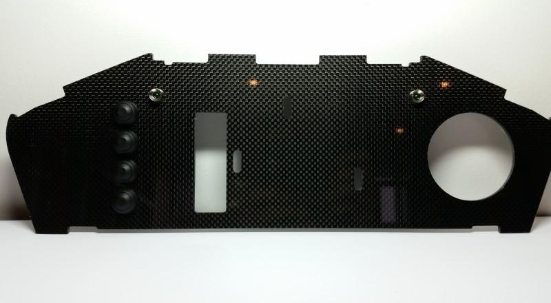 A Custom Nissan S14 Silvia 240sx Cluster built for a Dash2 Display Front