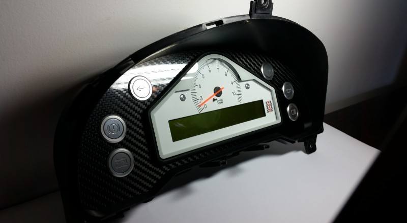 Custom Nissan S15 Silvia 200sx Cluster with Stack Dash installed Left Off