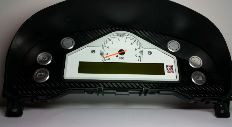 Custom Nissan S15 Silvia 200sx Cluster with Stack Dash installed Front Off