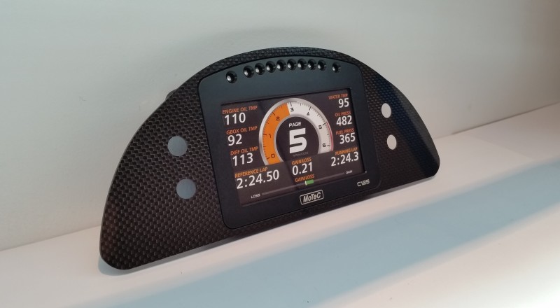 Honda S2000 Motec C127 Custom Cluster Left Bare View