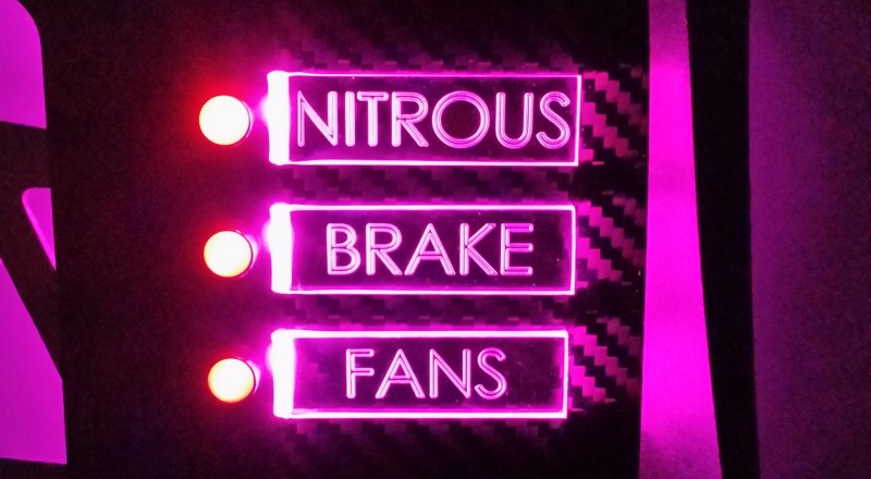 Nissan Patrol Y60 Custom Cluster with Motec c125 digital display dash 60mm gauge and custom illumination Illumination