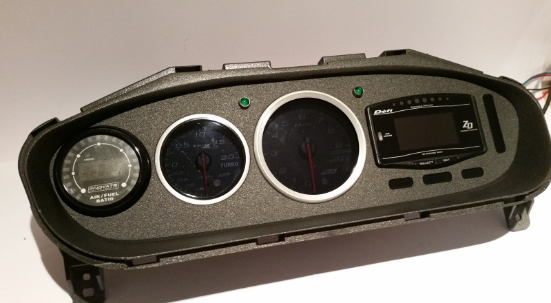 240sx Defi Custom Cluster Front Left View Off S14