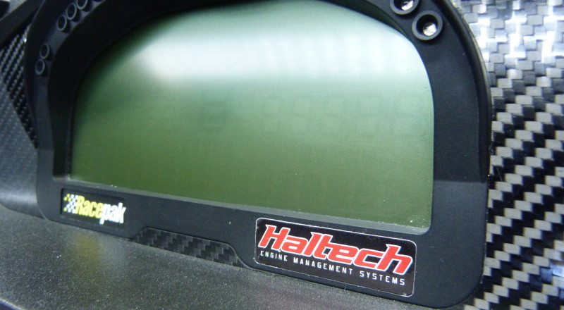 Evolution 8 Racepak Haltech IQ3 Custom Cluster Right Close View
