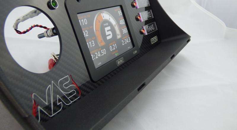 Nissan Patrol Y60 Custom Cluster Motec C125 NAS Left Close