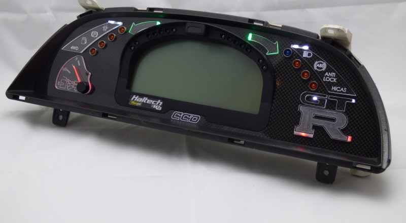 R32 GTR Custom Cluster Haltech Racepak IQ3 Right