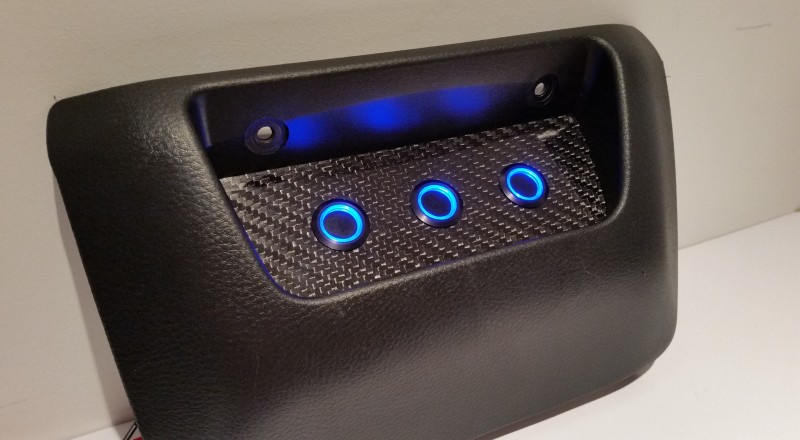 Custom Cluster Development Evo 8 Center Switch Panel Left 2 No 2